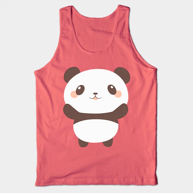 Panda Tank Top by NovaSammy